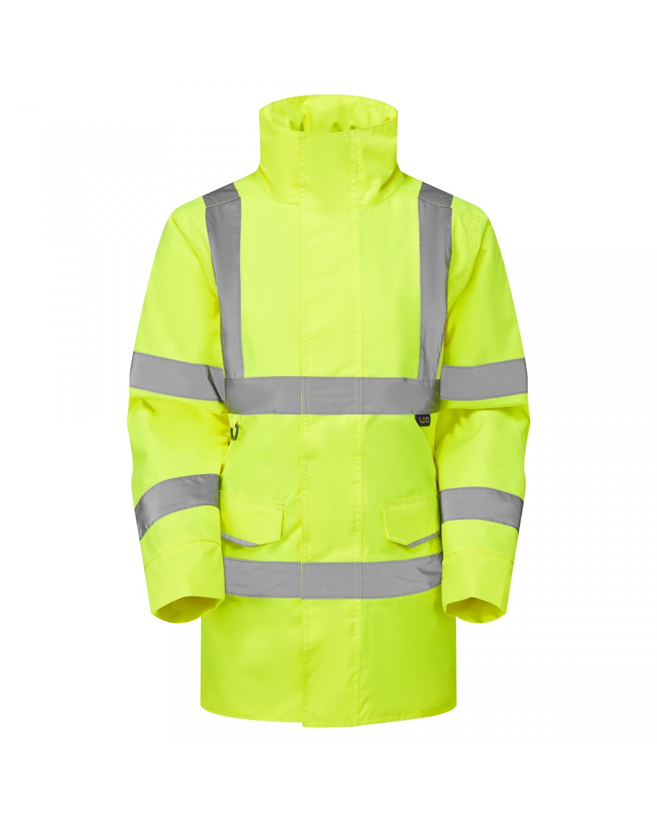 ISO 20471 Class 3 Women's Anorak Yellow EcoViz